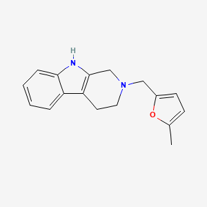 molecular formula C17H18N2O B4892161 2-[(5-methyl-2-furyl)methyl]-2,3,4,9-tetrahydro-1H-beta-carboline 
