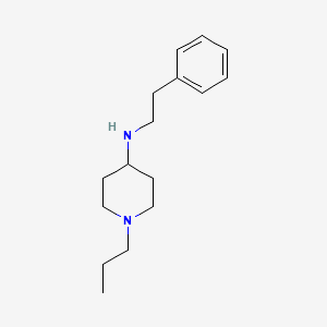 molecular formula C16H26N2 B4892222 N-(2-phenylethyl)-1-propyl-4-piperidinamine 