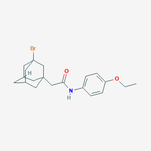 molecular formula C20H26BrNO2 B4892271 2-(3-bromo-1-adamantyl)-N-(4-ethoxyphenyl)acetamide 
