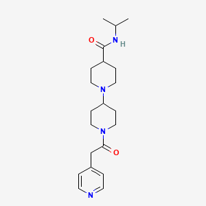 molecular formula C21H32N4O2 B4892292 N-isopropyl-1'-(4-pyridinylacetyl)-1,4'-bipiperidine-4-carboxamide 