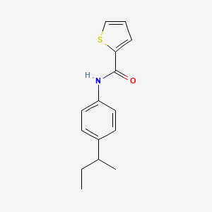 molecular formula C15H17NOS B4892476 N-(4-sec-butylphenyl)-2-thiophenecarboxamide 