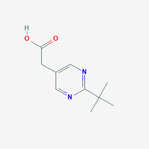 (2-tert-Butylpyrimidin-5-yl)acetic acid