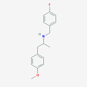 molecular formula C17H20FNO B4892525 (4-fluorobenzyl)[2-(4-methoxyphenyl)-1-methylethyl]amine 