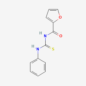 molecular formula C12H10N2O2S B4892612 N-(anilinocarbonothioyl)-2-furamide 