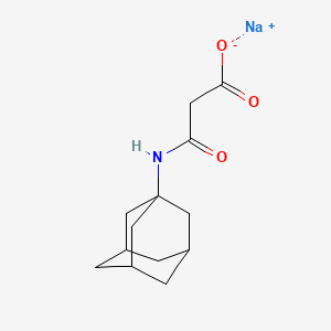 molecular formula C13H18NNaO3 B4892712 sodium 3-(1-adamantylamino)-3-oxopropanoate 