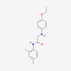 molecular formula C18H22N2O2 B489275 N-(2,4-dimethylphenyl)-2-(4-ethoxyanilino)acetamide CAS No. 457925-90-5