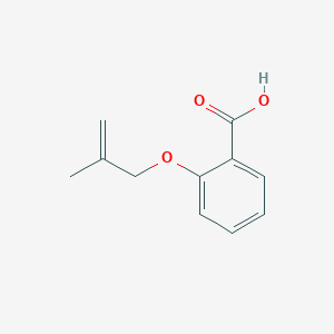 molecular formula C11H12O3 B048928 2-[(2-Methylprop-2-en-1-yl)oxy]benzoic acid CAS No. 119171-39-0