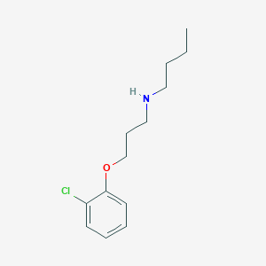 molecular formula C13H20ClNO B4892806 N-[3-(2-chlorophenoxy)propyl]-1-butanamine 