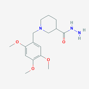 molecular formula C16H25N3O4 B4892874 1-(2,4,5-trimethoxybenzyl)-3-piperidinecarbohydrazide 