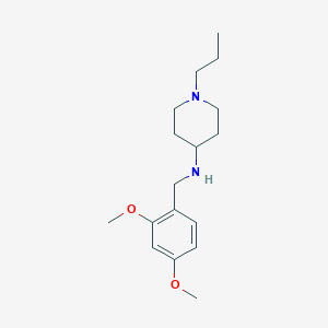 molecular formula C17H28N2O2 B4892881 N-(2,4-dimethoxybenzyl)-1-propyl-4-piperidinamine 