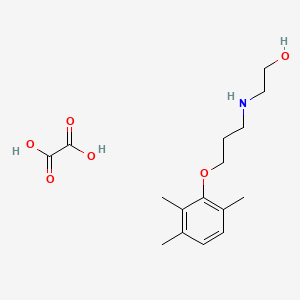 molecular formula C16H25NO6 B4892934 2-{[3-(2,3,6-trimethylphenoxy)propyl]amino}ethanol ethanedioate (salt) 
