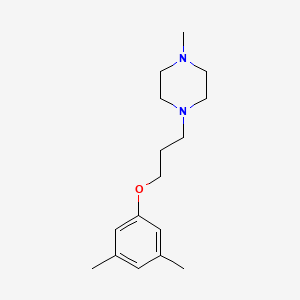 molecular formula C16H26N2O B4892973 1-[3-(3,5-dimethylphenoxy)propyl]-4-methylpiperazine 