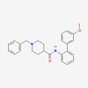 molecular formula C26H28N2O2 B4893054 1-benzyl-N-(3'-methoxy-2-biphenylyl)-4-piperidinecarboxamide 