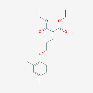 molecular formula C18H26O5 B4893393 diethyl [3-(2,4-dimethylphenoxy)propyl]malonate 