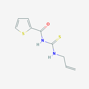 molecular formula C9H10N2OS2 B4893410 N-[(allylamino)carbonothioyl]-2-thiophenecarboxamide 
