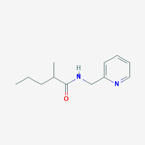 molecular formula C12H18N2O B4893593 2-methyl-N-(2-pyridinylmethyl)pentanamide CAS No. 6205-04-5