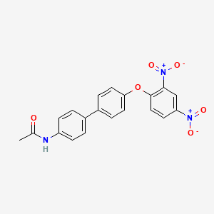 molecular formula C20H15N3O6 B4893600 N-[4'-(2,4-dinitrophenoxy)-4-biphenylyl]acetamide 