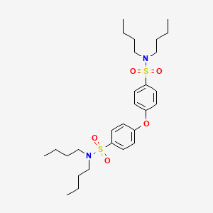 molecular formula C28H44N2O5S2 B4893646 4,4'-oxybis(N,N-dibutylbenzenesulfonamide) 