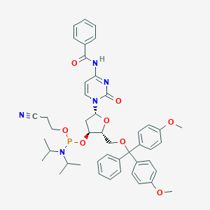 molecular formula C46H52N5O8P B048938 DMT-dC(bz)磷酰胺 CAS No. 102212-98-6