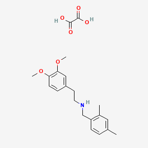 [2-(3,4-dimethoxyphenyl)ethyl](2,4-dimethylbenzyl)amine oxalate