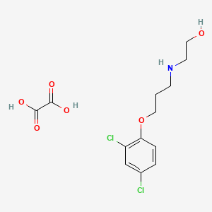 molecular formula C13H17Cl2NO6 B4894021 2-{[3-(2,4-dichlorophenoxy)propyl]amino}ethanol ethanedioate (salt) 