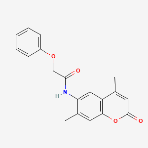 molecular formula C19H17NO4 B4894076 N-(4,7-dimethyl-2-oxo-2H-chromen-6-yl)-2-phenoxyacetamide 
