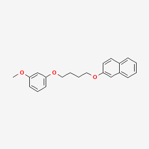 2-[4-(3-methoxyphenoxy)butoxy]naphthalene