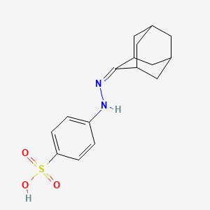 molecular formula C16H20N2O3S B4894362 4-(2-tricyclo[3.3.1.1~3,7~]dec-2-ylidenehydrazino)benzenesulfonic acid 