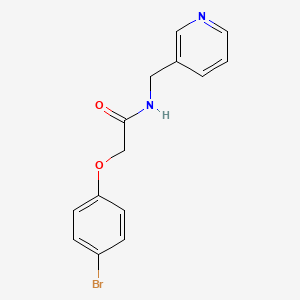 2-(4-bromophenoxy)-N-(3-pyridinylmethyl)acetamide