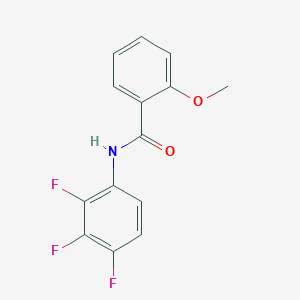 molecular formula C14H10F3NO2 B4894570 2-methoxy-N-(2,3,4-trifluorophenyl)benzamide 