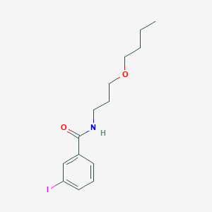 molecular formula C14H20INO2 B4894586 N-(3-butoxypropyl)-3-iodobenzamide 