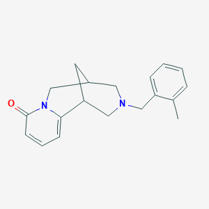 molecular formula C19H22N2O B4894616 11-(2-methylbenzyl)-7,11-diazatricyclo[7.3.1.0~2,7~]trideca-2,4-dien-6-one 