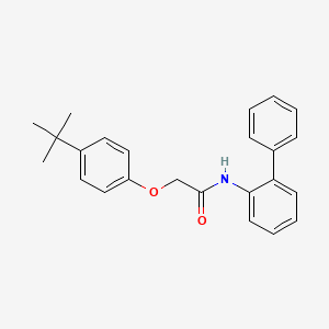 molecular formula C24H25NO2 B4894693 N-2-biphenylyl-2-(4-tert-butylphenoxy)acetamide 