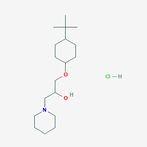 1-[(4-tert-butylcyclohexyl)oxy]-3-(1-piperidinyl)-2-propanol hydrochloride