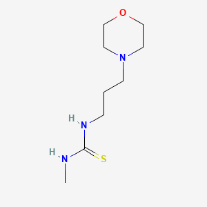 molecular formula C9H19N3OS B4894822 N-methyl-N'-[3-(4-morpholinyl)propyl]thiourea 