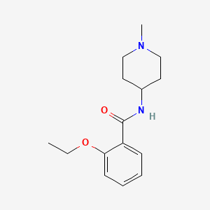 molecular formula C15H22N2O2 B4894834 2-ethoxy-N-(1-methyl-4-piperidinyl)benzamide 
