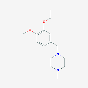 molecular formula C15H24N2O2 B4894924 1-(3-ethoxy-4-methoxybenzyl)-4-methylpiperazine CAS No. 864388-85-2