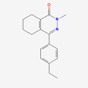 molecular formula C17H20N2O B4894932 4-(4-ethylphenyl)-2-methyl-5,6,7,8-tetrahydro-1(2H)-phthalazinone 