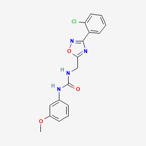 N-{[3-(2-chlorophenyl)-1,2,4-oxadiazol-5-yl]methyl}-N'-(3-methoxyphenyl)urea