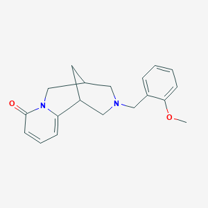 molecular formula C19H22N2O2 B4895060 11-(2-methoxybenzyl)-7,11-diazatricyclo[7.3.1.0~2,7~]trideca-2,4-dien-6-one 