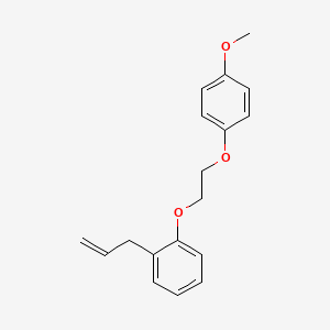 molecular formula C18H20O3 B4895080 1-allyl-2-[2-(4-methoxyphenoxy)ethoxy]benzene 