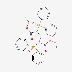 molecular formula C33H34O6P2 B4895140 diethyl 2,4-bis(diphenylphosphoryl)pentanedioate 
