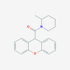 molecular formula C20H21NO2 B4895155 2-methyl-1-(9H-xanthen-9-ylcarbonyl)piperidine 
