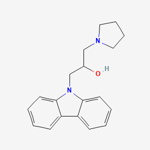molecular formula C19H22N2O B4895202 1-(9H-carbazol-9-yl)-3-(1-pyrrolidinyl)-2-propanol 