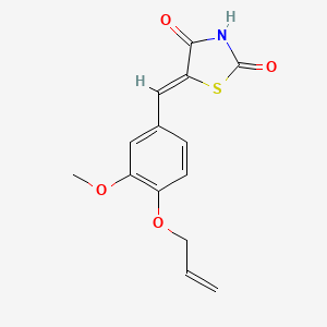 5-[4-(allyloxy)-3-methoxybenzylidene]-1,3-thiazolidine-2,4-dione
