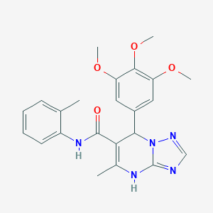 5-methyl-N-(2-methylphenyl)-7-(3,4,5-trimethoxyphenyl)-4,7-dihydro[1,2,4]triazolo[1,5-a]pyrimidine-6-carboxamide