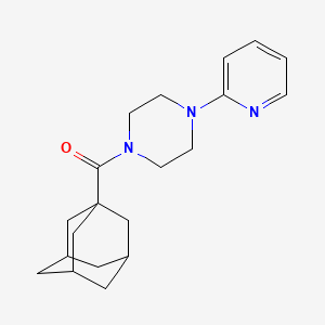 molecular formula C20H27N3O B4895338 1-(1-adamantylcarbonyl)-4-(2-pyridinyl)piperazine 