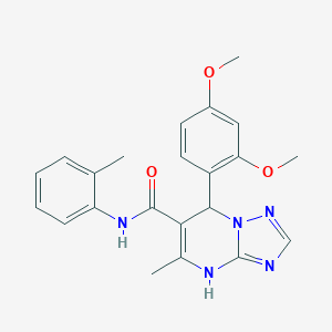 7-(2,4-dimethoxyphenyl)-5-methyl-N-(2-methylphenyl)-4,7-dihydro[1,2,4]triazolo[1,5-a]pyrimidine-6-carboxamide