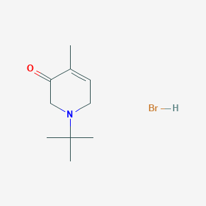 1-tert-butyl-4-methyl-1,6-dihydro-3(2H)-pyridinone hydrobromide