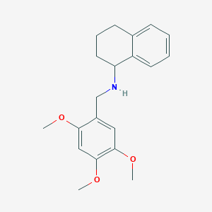 1,2,3,4-tetrahydro-1-naphthalenyl(2,4,5-trimethoxybenzyl)amine